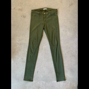 Uniqlo olive green UJ Jeans